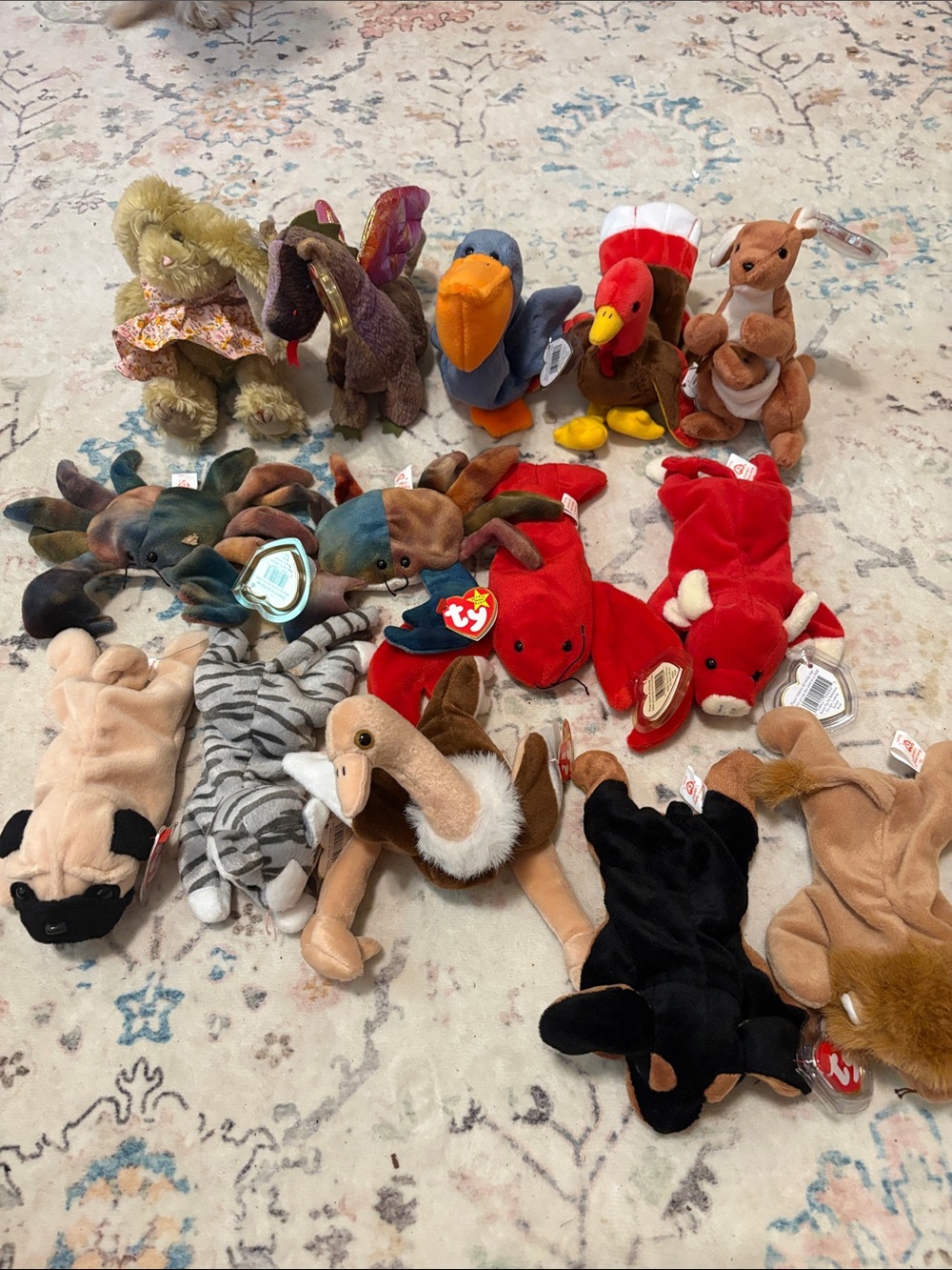 14- TY Beanie Babies Plush Lot. New with TAGS!